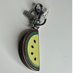 Coach Watermelon Keychain - Yellow and Green